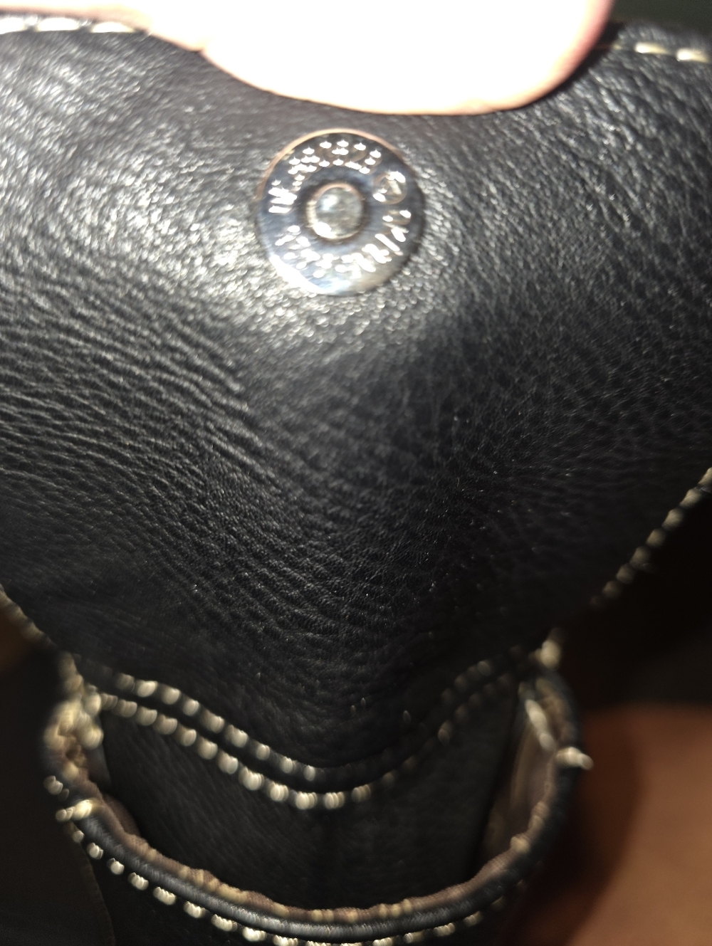 Montana West Black Leather Shoulder Bag with Multicolor Sugar Skull Embroidery - Picture 13 of 14